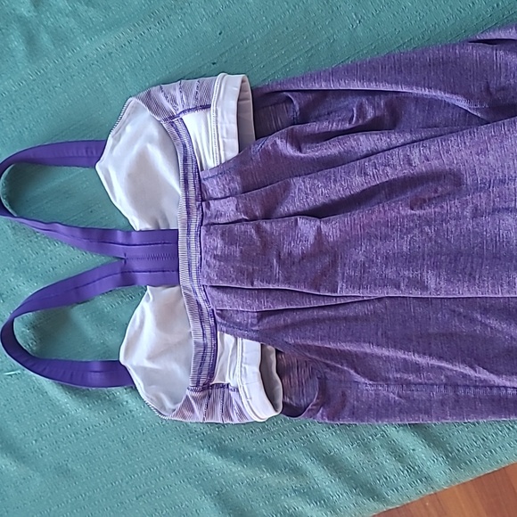 Lululemon purple workout top - Picture 2 of 5
